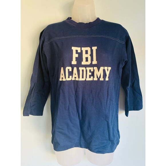 Vintage Rare FBI Academy Sweater 100% Cotton Large Unisex - Picture 1 of 6
